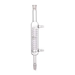 Condensers, Graham, Coil Distillate type, Drip Tip with I/C Inner and Outer Joint,Made from Heat Resistant, Low Expansion Borosilicate Glass.