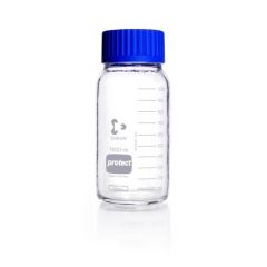 Bottles, Laboratory, with DIN thread, Wide Mouth,  Autoclavable upto 1400C, DURAN PROTECT/1000ml