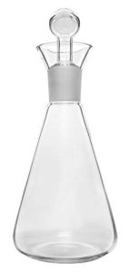 Flasks, Iodine Determination with Glass Stopper,Made from Heat Resistant, Low Expansion Borosilicate Glass./500ml