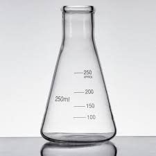 Flasks, Erlenmeyer, Conical, Narrow Mouth, with Graduation Made from Heat Resistant, Low Expansion Borosilicate Glass./10ml