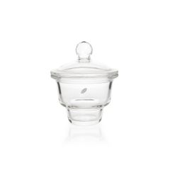 Desiccators, with Plane Flanges, without Junction, with Knobbed Lid, DURAN