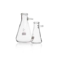 Flasks, Filtering, Conical Shape, with Glass Hose Connection suitable for Vacuum use, DURAN/2000ml