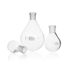 Flasks, Pear Shape, Suitable for Rotary Evaporators with Ground Socket 29/32, DURAN/250ml