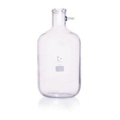 Flasks, Filtering, Bottle Shape, with Glass Hose Connection suitable for Vacuum use, DURAN/3000ml