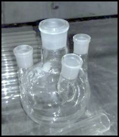 Flasks, Round Bottom,  Four Necks,  , Made from DURAN/1000ml