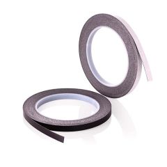 Carbon Conductive Tape 8mm x 20mtr: non woven fabric,  Double side adhesive