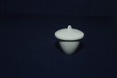 Porcelain Crucible, Tall Form With Lid, Capacity - 15 mL
