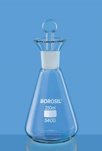 Iodine Determination Flask WITH I/C STOPPER-250 ML