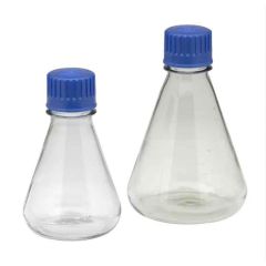 Conical Flask with Screw Cap  PC Autoclavable 250 ml