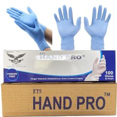 ETSHandPro Nitrile powder free disposable hand gloves,