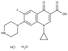 Ciprofloxacin Hydrochloride Hydrate (CPFX), 98‐ 102%