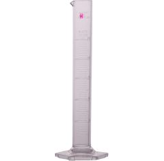 Measuring Cylinder, PP, Class "B", 100 ml, 1 ml, ± 1 ml, 257 mm, No. Per Case- 6