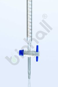Burettes Class B, with PTFE Stopcock, cap.50ml.