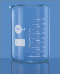 BEAKERS LOW FORM WITH SPOUT DB GR 100 ML