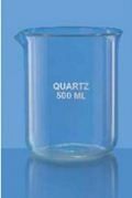BEAKER QUARTZ LOW FORM WITH SPOUT 25 ML