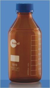 BOTTLES REAGENT SCREW CAP AMBER 250 ML