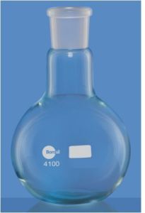 Short Neck Flat Bottom Boiling Flask  I/C JOINT 150 ML