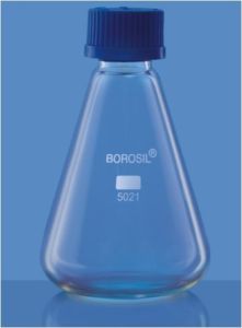FLASKS CONICAL WITH SCREW CAP-150 ML