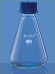 FLASKS CONICAL WITH SCREW CAP-100 ML