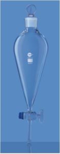 FUNNEL SEPARATING PEAR GLASS STCK 60 ML
