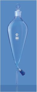 FUNNELS SEPARATING (Pear Shape Boroflo Stopcock 250 ML)
