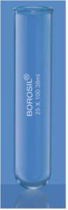  Test Tube With Rim (Capacity 70ml O.D Length 25 x 200 mm)