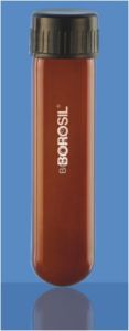 CULTURE TUBES: MEDIA ROUND BOTTOM AMBERED 150 ML