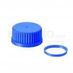 CAP-GL32 WITH  POURING RING BLUE COLOUR