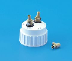 Quick Fit Filling / Venting Closure 83mm (Non Autoclavable) no.of ports  2 size 1/4