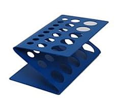Aluminum Z Shape Test Tube Stand, Aluminum 25 Hole