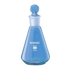 Narrow Mouth Erlenmeyer Conical Flask with Interchangeable Stopper 50 ML