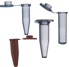 Micro Centrifuges Tubes, PP (Amber), 0.5 ml Amber, No. per case-1000