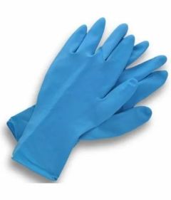KC BLUE NITRILE GLOVES LARGE