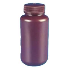 Amber Wide Mouth Sterile Bottle Pyrogen Free  Individually wrapped HDPE 500 ml