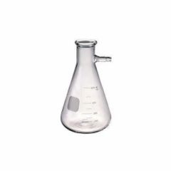 Flasks, Filtering, Conical Shape, with Glass Hose Connection suitable for Vacuum use ./250ml
