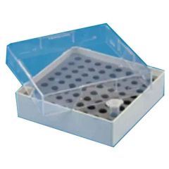 Microcentrifuge tube  BOX FOR 64 TUBES PC 1.5ML