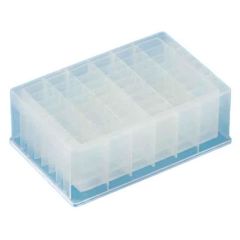 48 Well V Bottom Clear 5 ml Sterile Rectangular Well Deep Well Plate, PP