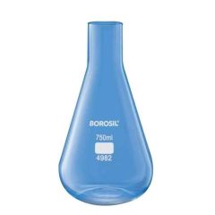 Long Neck Erlenmeyer Conical Flask without Rim W/O RIM 750 ML