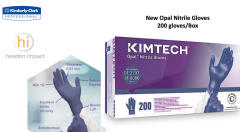 KC OPAL NITRILE GLOVES LARGE