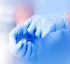 TAURUSDISPO Nitrile Powder Free Gloves, Large Size, 100/pack