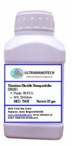 Titanium Dioxide Nanoparticles (TiO2) (Rutile) -25 gm