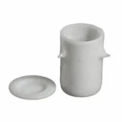 Silica Volatile Matter Crucible with Lid, RIVIERA
